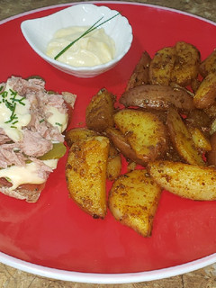 Una foto de Patatas cajun al horno