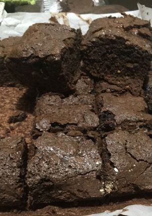 Una foto de Brownies sin gluten