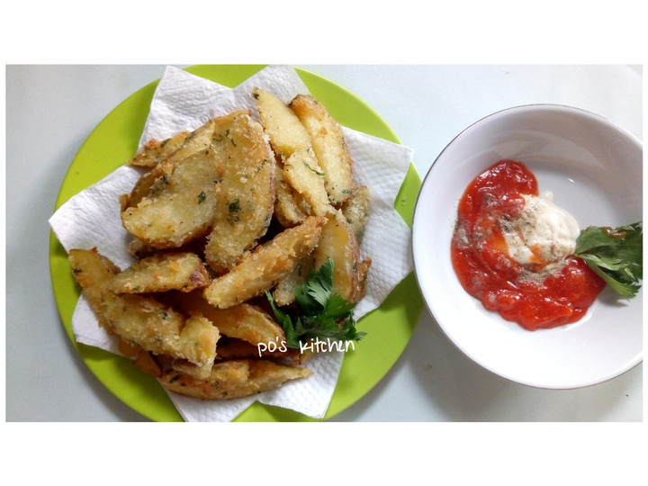 Resep Kentang Wedges Simple yang Enak