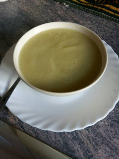 Una foto de Crema calabacín y puerro