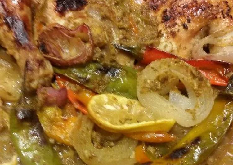 Resep Ayam lemon oven (chicken lemon oven bags) yang Lezat