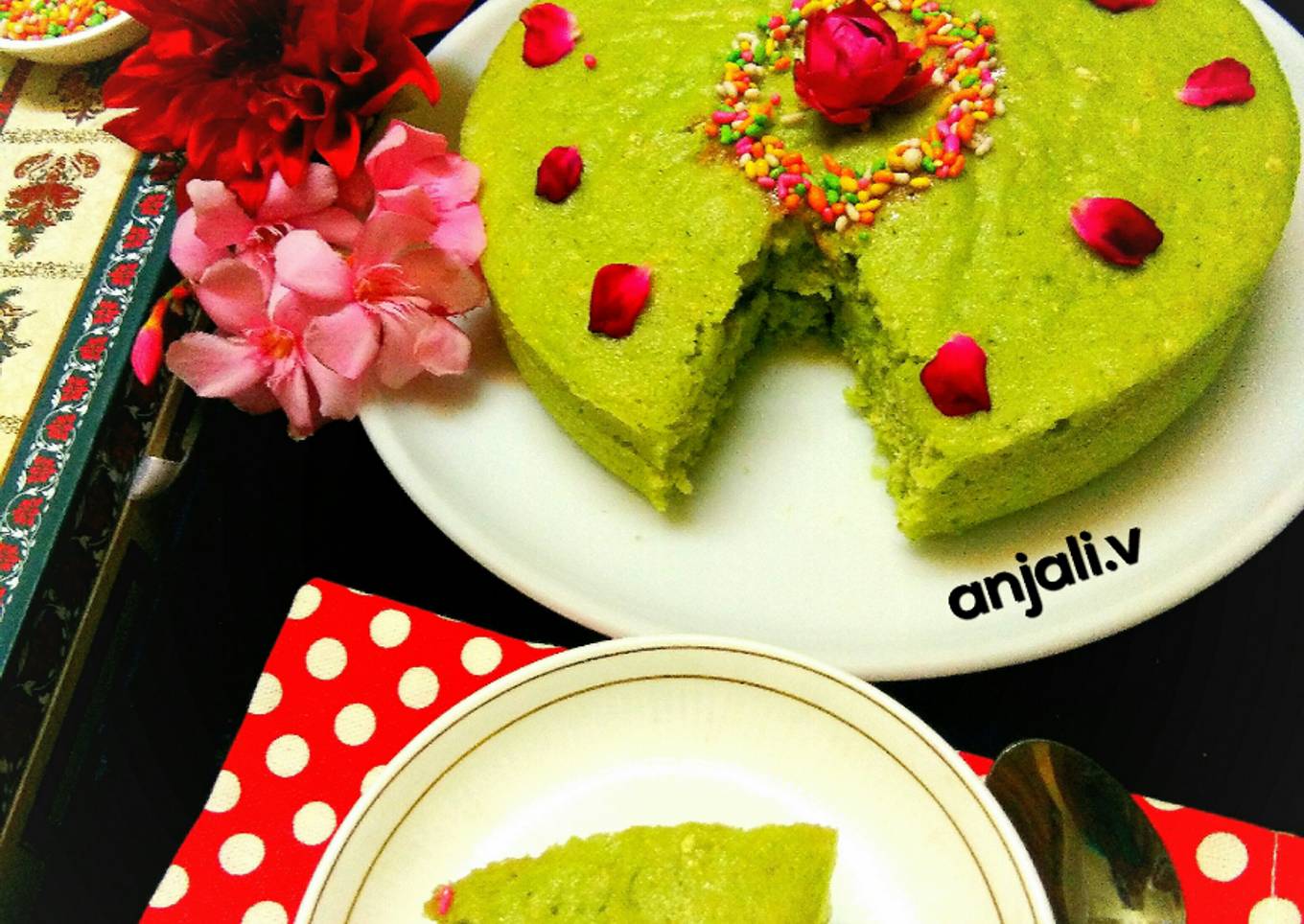 Raw Mango Oats Wholewheat Cake (Sweet and Tangy)