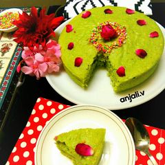 A picture of Raw Mango Oats Wholewheat Cake (Sweet and Tangy).