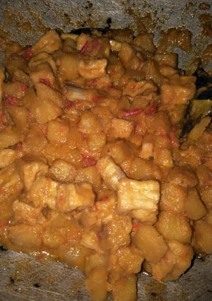 Foto resep Sambel goreng kentang dan tahu Simple