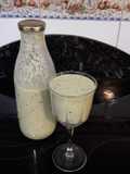 Crema fría de pepino con frutos secos