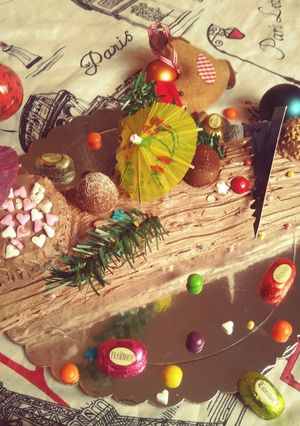 Une photo de Buche au chocolat