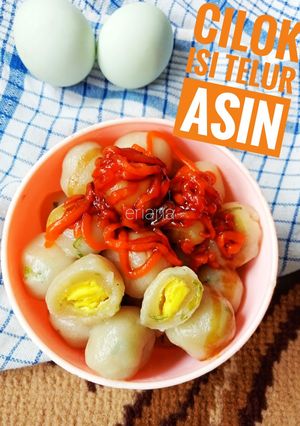 Foto resep Cilok isi Telur Asin