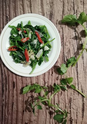Foto resep 709) Tumis Sayur Paret/Selada Air