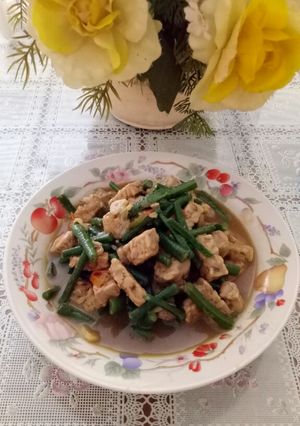 Foto resep Tumis Kacang Panjang dan Tempe