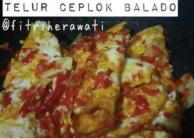 Resep Telur Ceplok Balado Oleh Fitri Herawati Cookpad