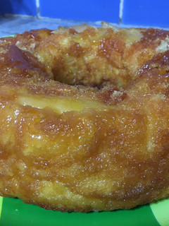 Una foto de Torta de manzanas invertida
