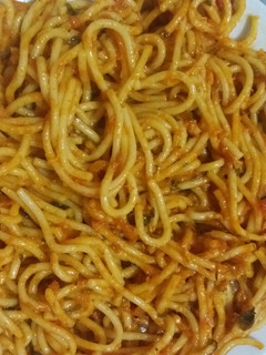 صورة لوصفة سباغيتي بالطون