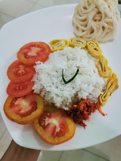 Foto resep Nasi lemak rice cooker ala anak kost