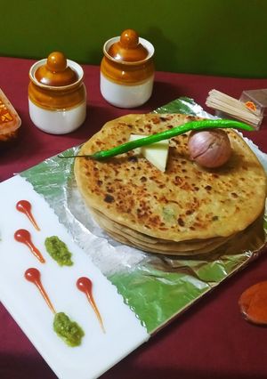 A picture of Aloo Paratha (In My Style).
