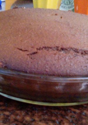 Una foto de Versión integral: torta de chocolate súper nutritiva ¡en procesadora!