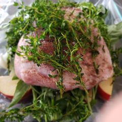 A picture of Thyme & Basil Pork Roast.