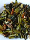 Borrajas con chorizo