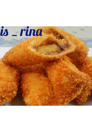 Foto resep Pisang gulung roti tawar*rasa coklat keju