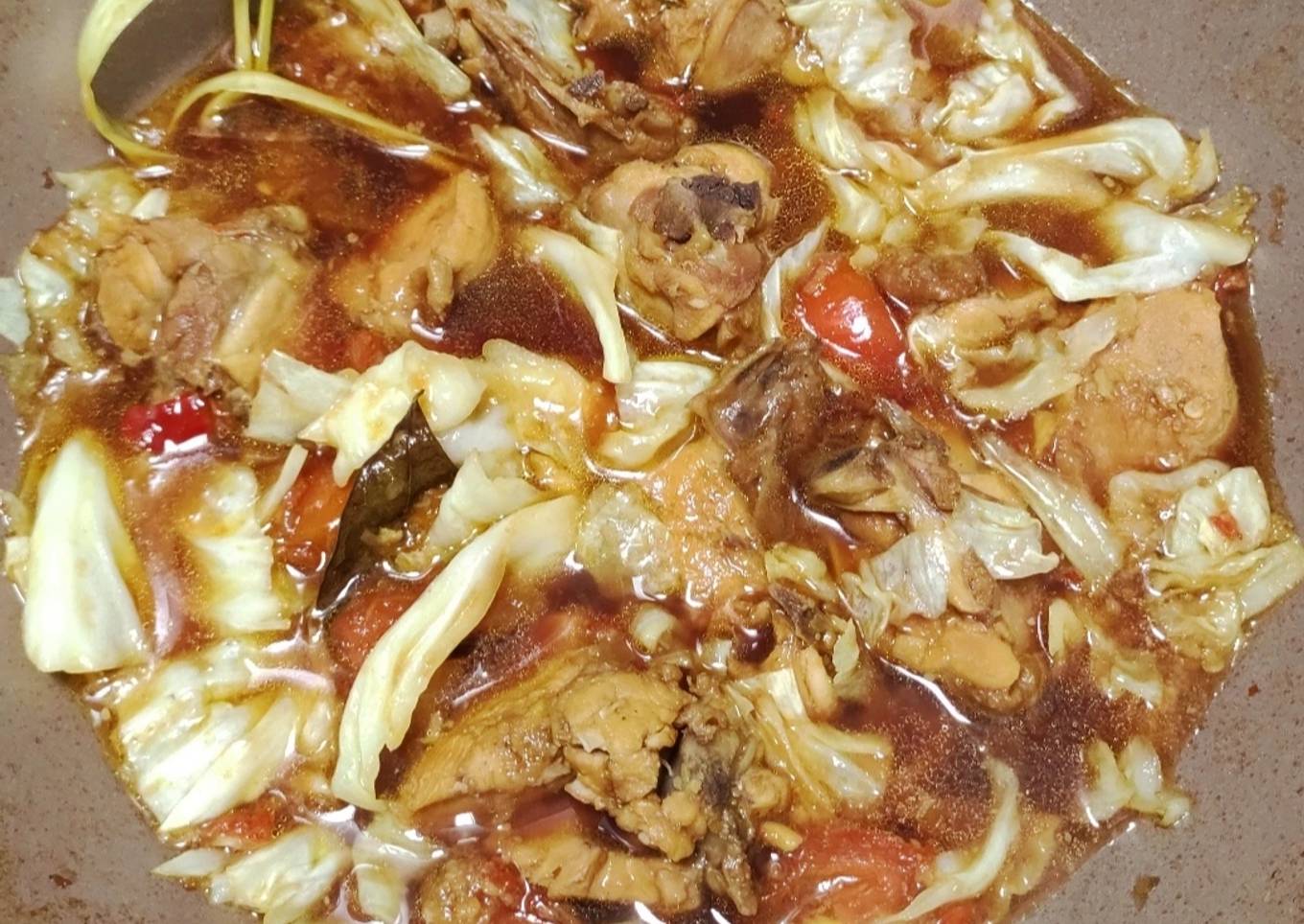 Tongseng ayam (tanpa santan)