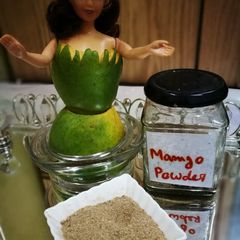 A picture of Dry Amchoor powder.