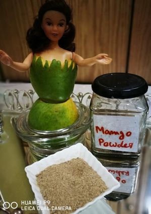 A picture of Dry Amchoor powder.