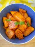 Zucca in agrodolce con menta