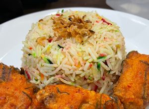 Foto resep 42. Nasi Hujan Panas Malaysia