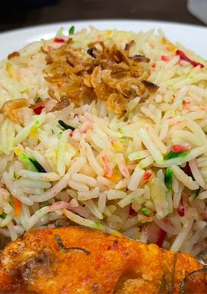 Foto resep 42. Nasi Hujan Panas Malaysia