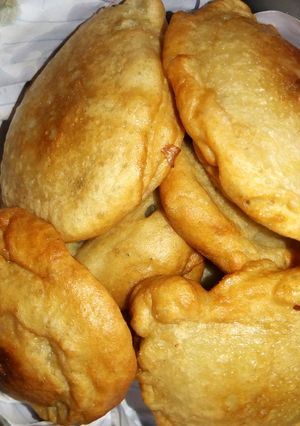 Banana puff-puff ainihin hoton girkin