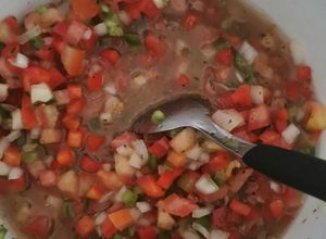 Una foto de Salsa criolla 😋