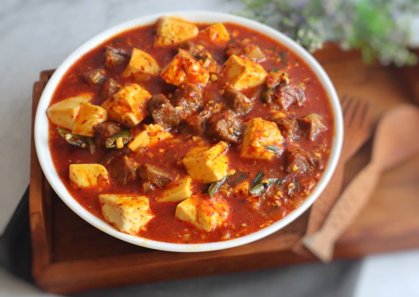 Korean style Mapo tofu