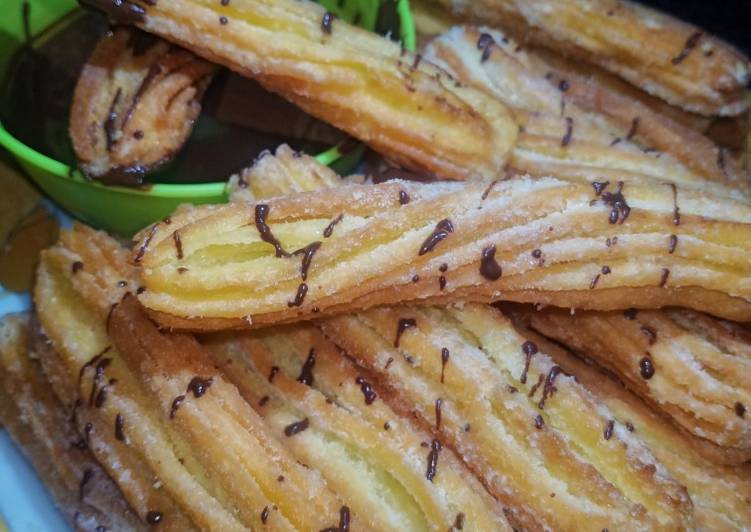 7 Resep: Churros simple Kekinian