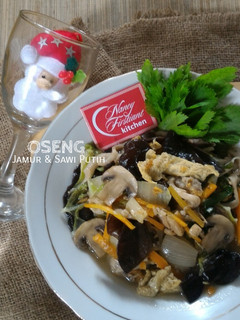Foto resep Oseng Jamur & Sawi Putih