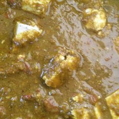 Palak paneer A picture of Palak paneer.