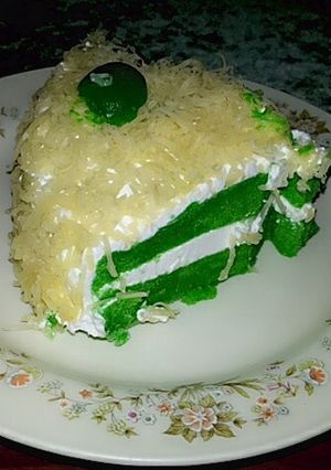 Foto resep Brownies Kukus Pandan