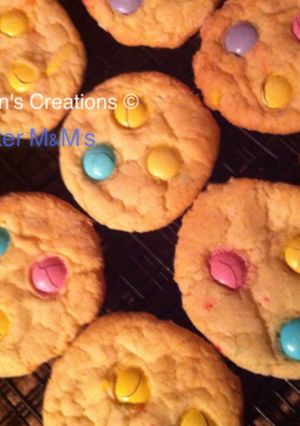 A picture of M&M cookies!.