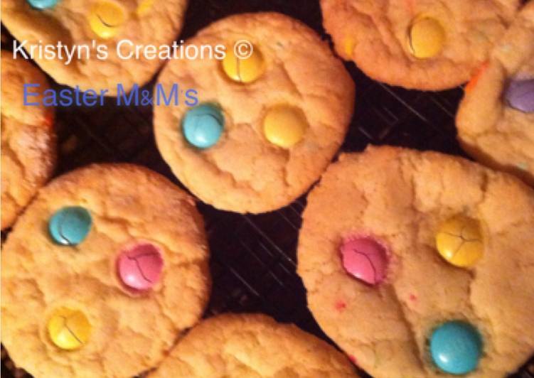 Easiest Way to Make Quick M&amp;M cookies!