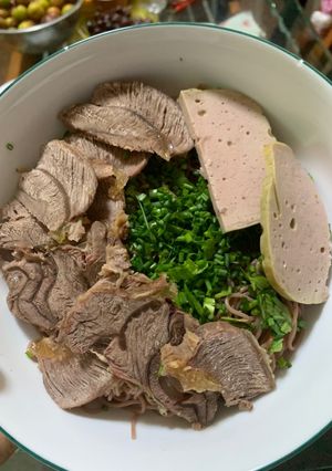 Hình của món Bún bò.