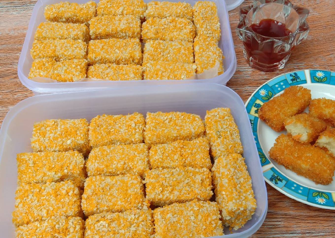 Nugget Ayam Roti Tawar Sayuran Frozen Food