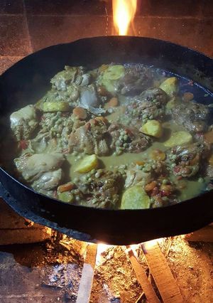 Una foto de Pollo al disco