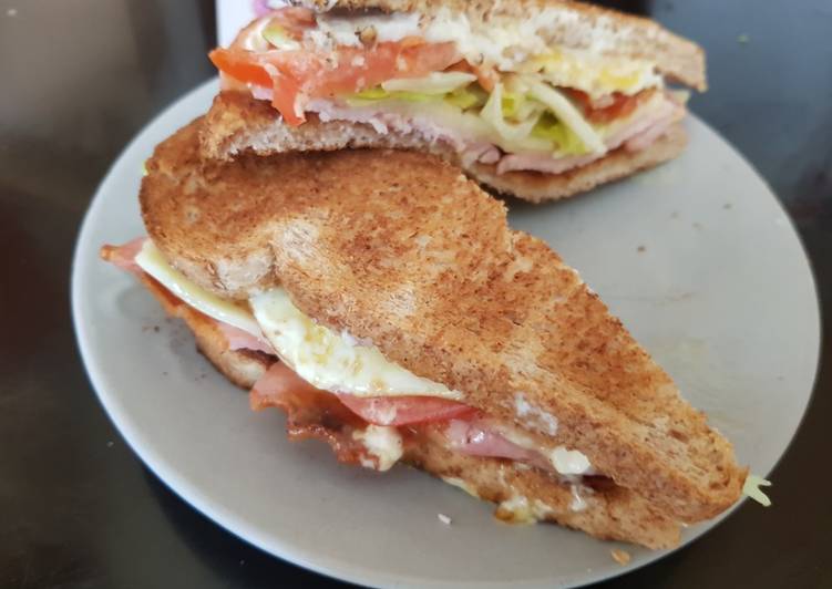 Recipe of Homemade My Whopper Toasted Sandwich