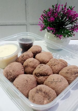 Foto resep Mochi Bites Coklat Saus Keju