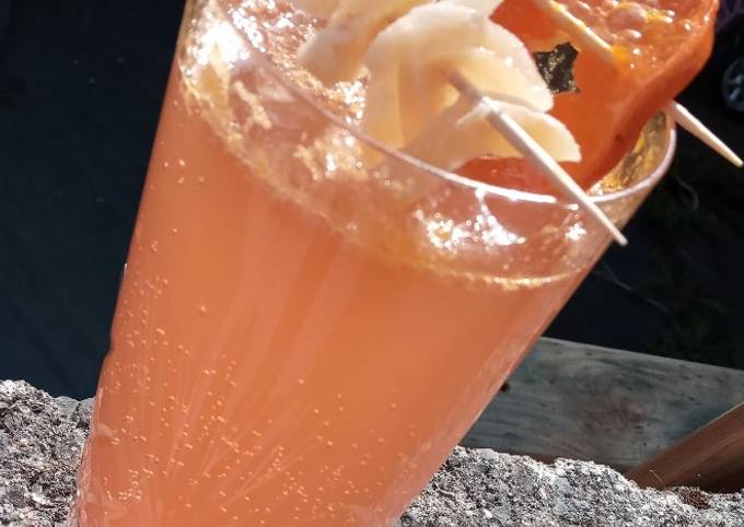 Rose Ginger Clementine Fizz