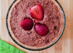 Una foto de Postrecito Chocoporotos 🌱 con cacao y alubias blancas 🌱 sin azúcares agregados ni edulcorantes