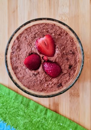 Una foto de Postrecito Chocoporotos 🌱 con cacao y alubias blancas 🌱 sin azúcares agregados ni edulcorantes