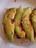 Honey avocado toast