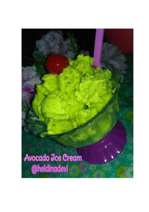 Foto resep Avocados Ice Cream