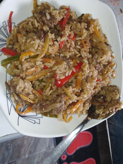 Una foto de Salteado de verduras con carne