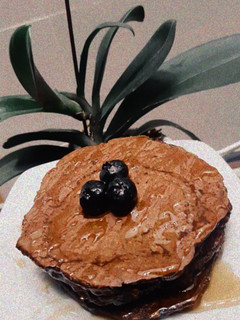 Una foto de Panqueques de avena y cacao 🥞