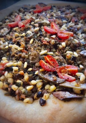 Foto principal de Coca casera de verduras de la huerta